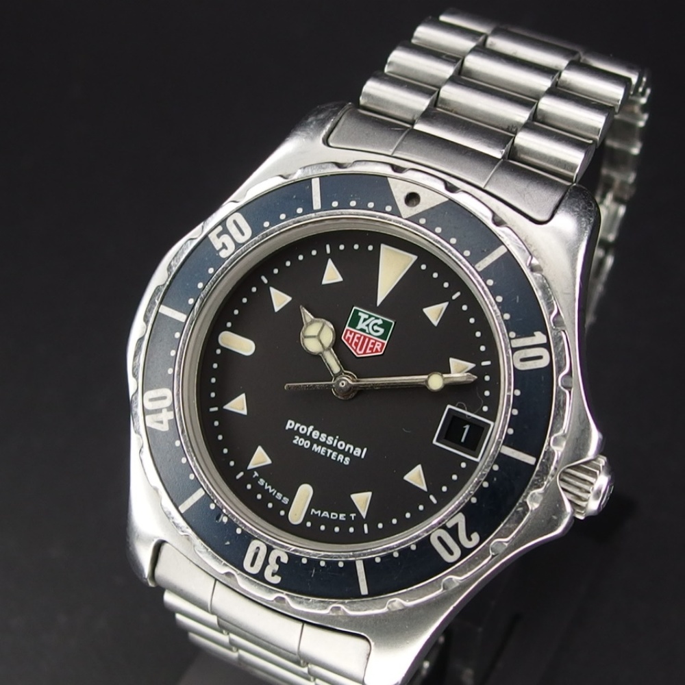Tag Heuer Professional 200M 973.006R-2 Black Dial